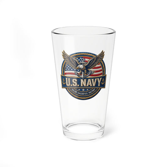 U.S. Navy Patriotic Mixing Glass — 16oz