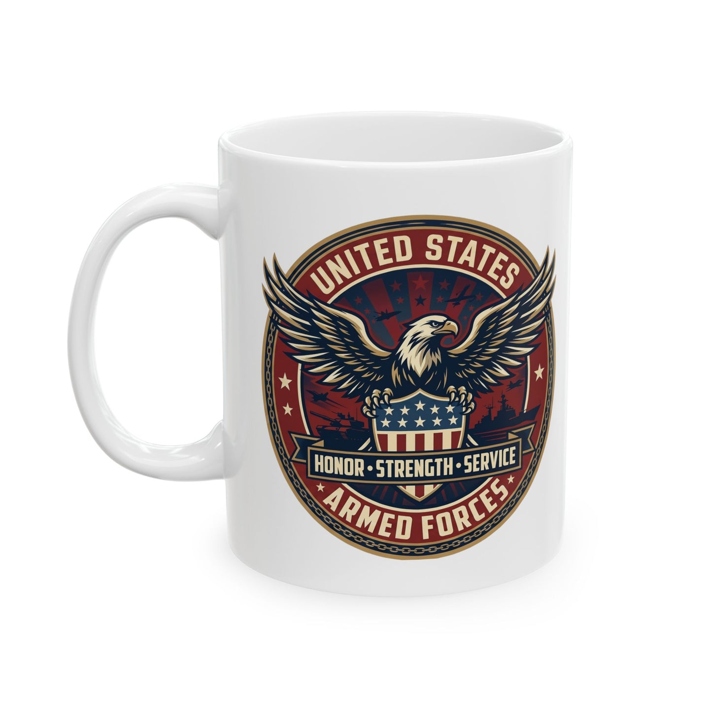U.S. Armed Forces Ceramic Mug (11oz, 15oz)