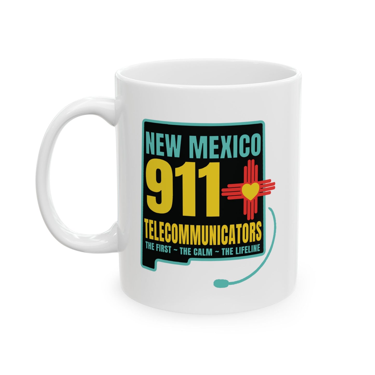 New Mexico 911 Telecommunicators Ceramic Mug, (11oz, 15oz)