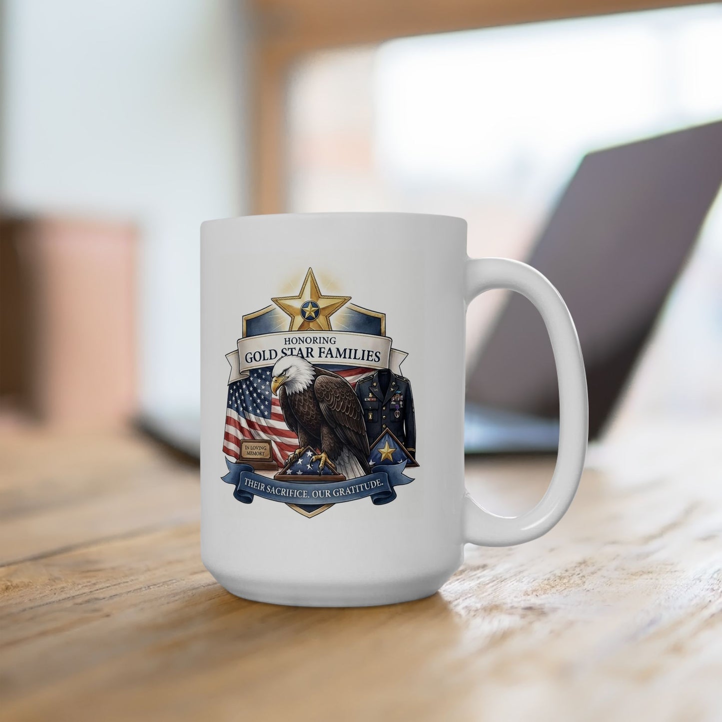 Gold Star Family Ceramic Mug (11oz, 15oz)