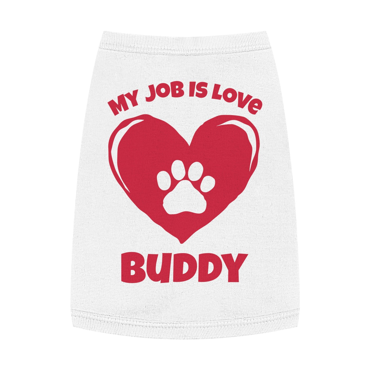 My Job Is Love PERSONALIZED Pet Tank Top