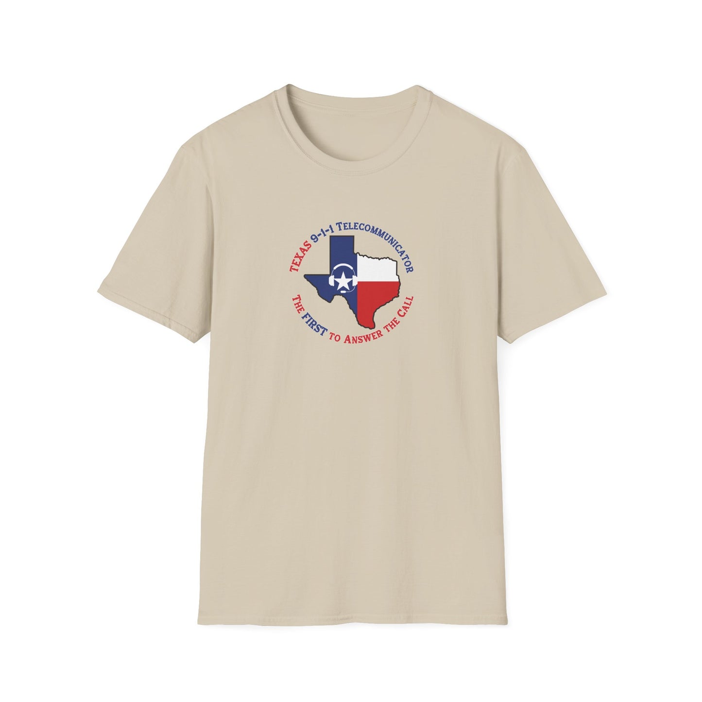 Texas 911 Telecommunicators Unisex Softstyle T-Shirt