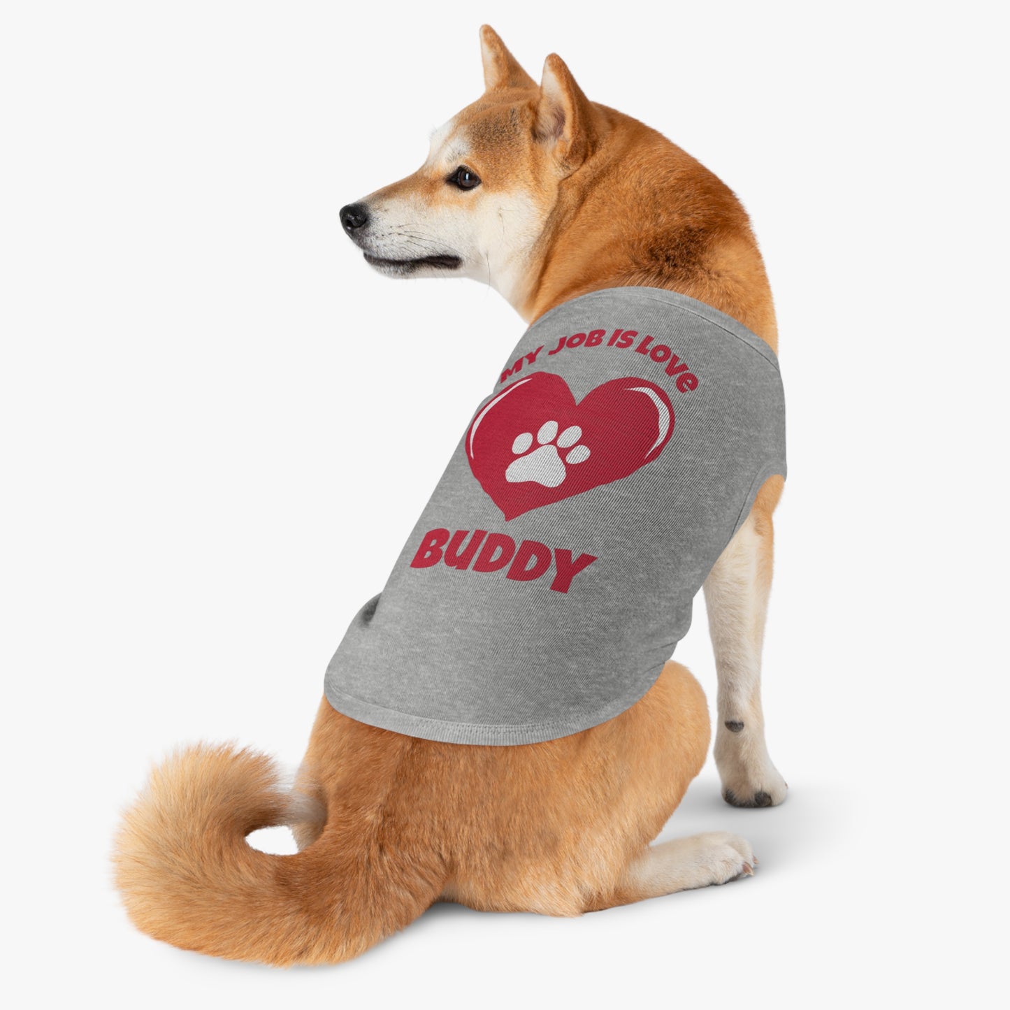 My Job Is Love PERSONALIZED Pet Tank Top