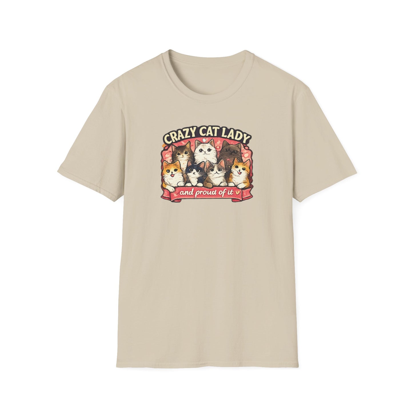 Crazy Cat Lady Unisex Softstyle T-Shirt