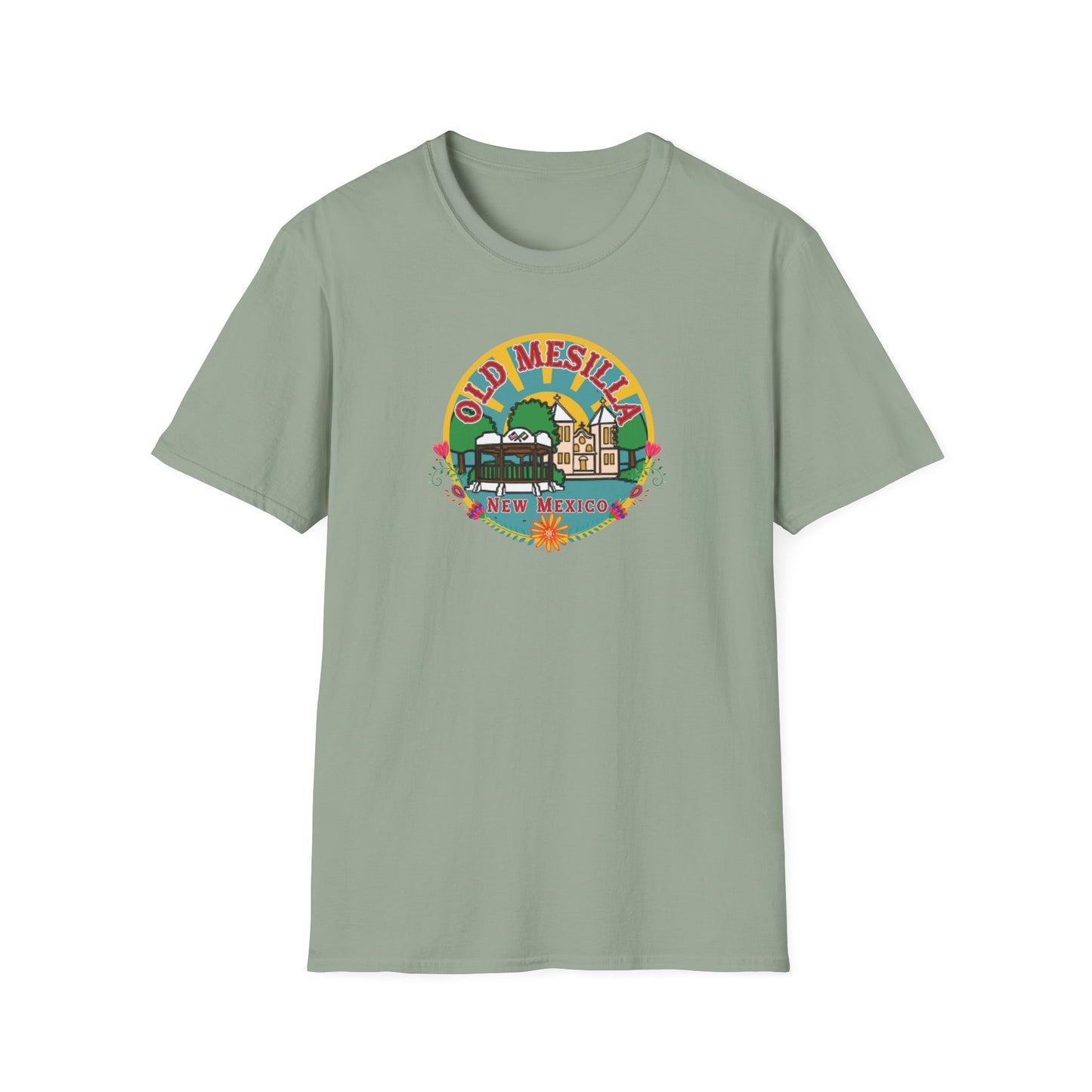 Old Mesilla - Round Unisex Softstyle T-Shirt