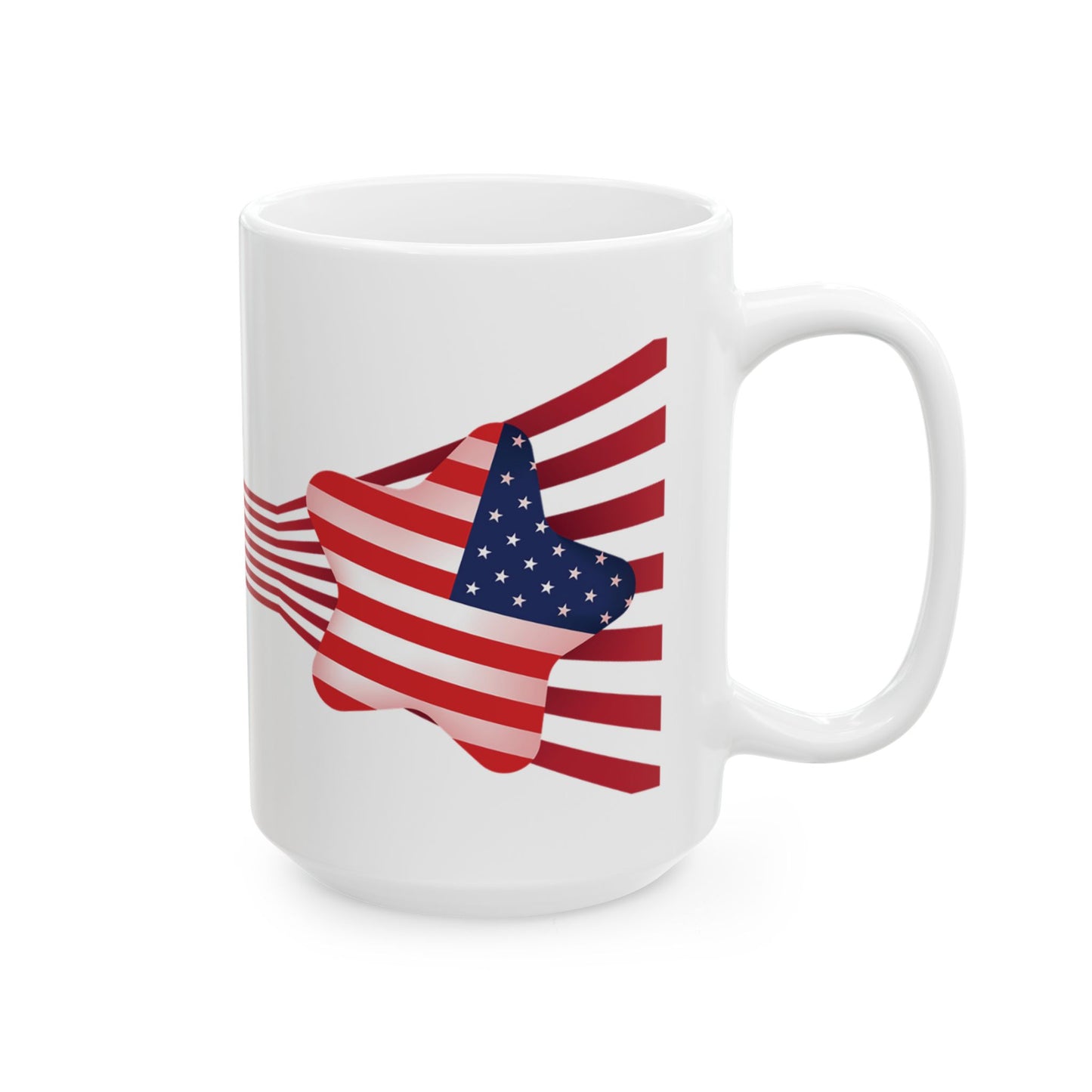 250th Anniversary American Flag Ceramic Mug — 1776–2026 Stars & Stripes Coffee Cup
