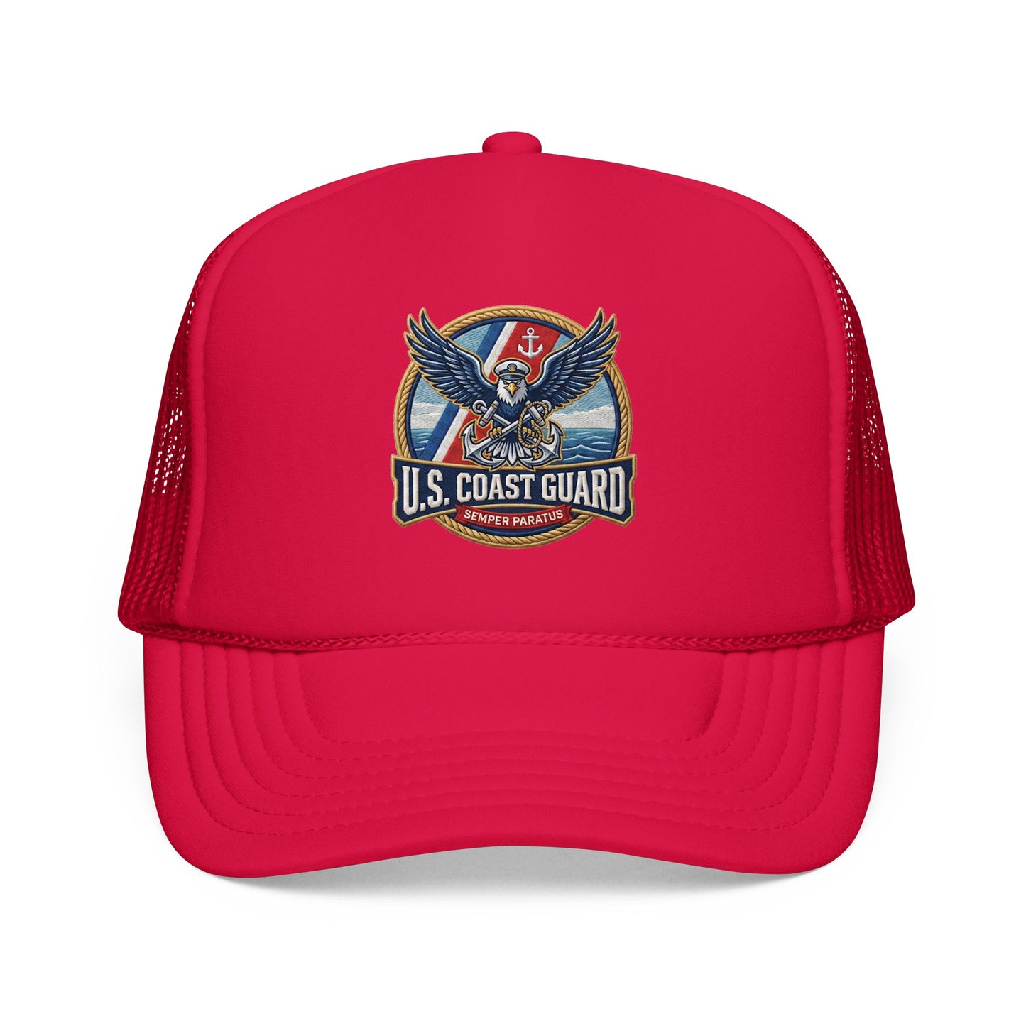 U.S. Coast Guard Patriotic Trucker Hat