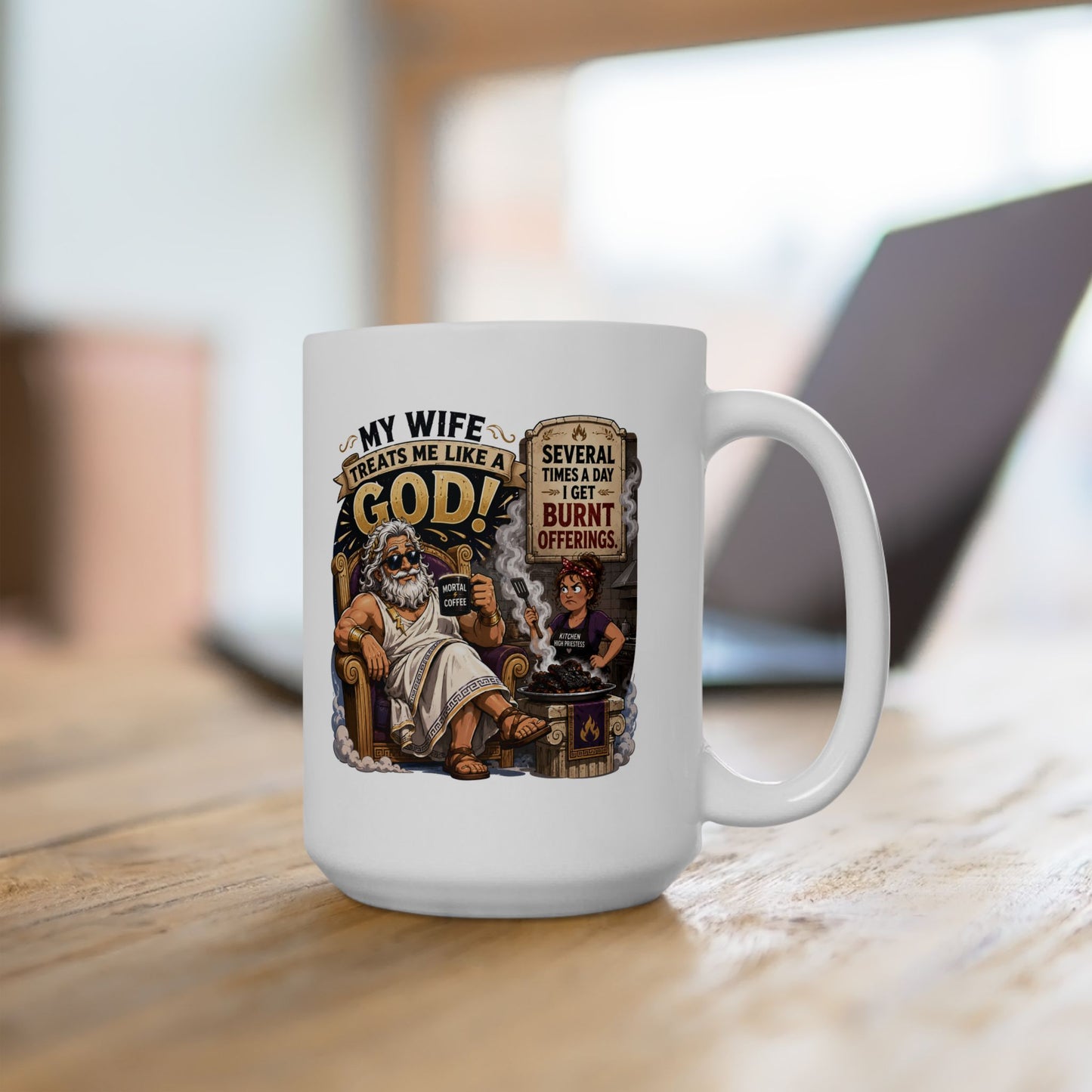 Burnt Offerings Ceramic Mug (11oz, 15oz)