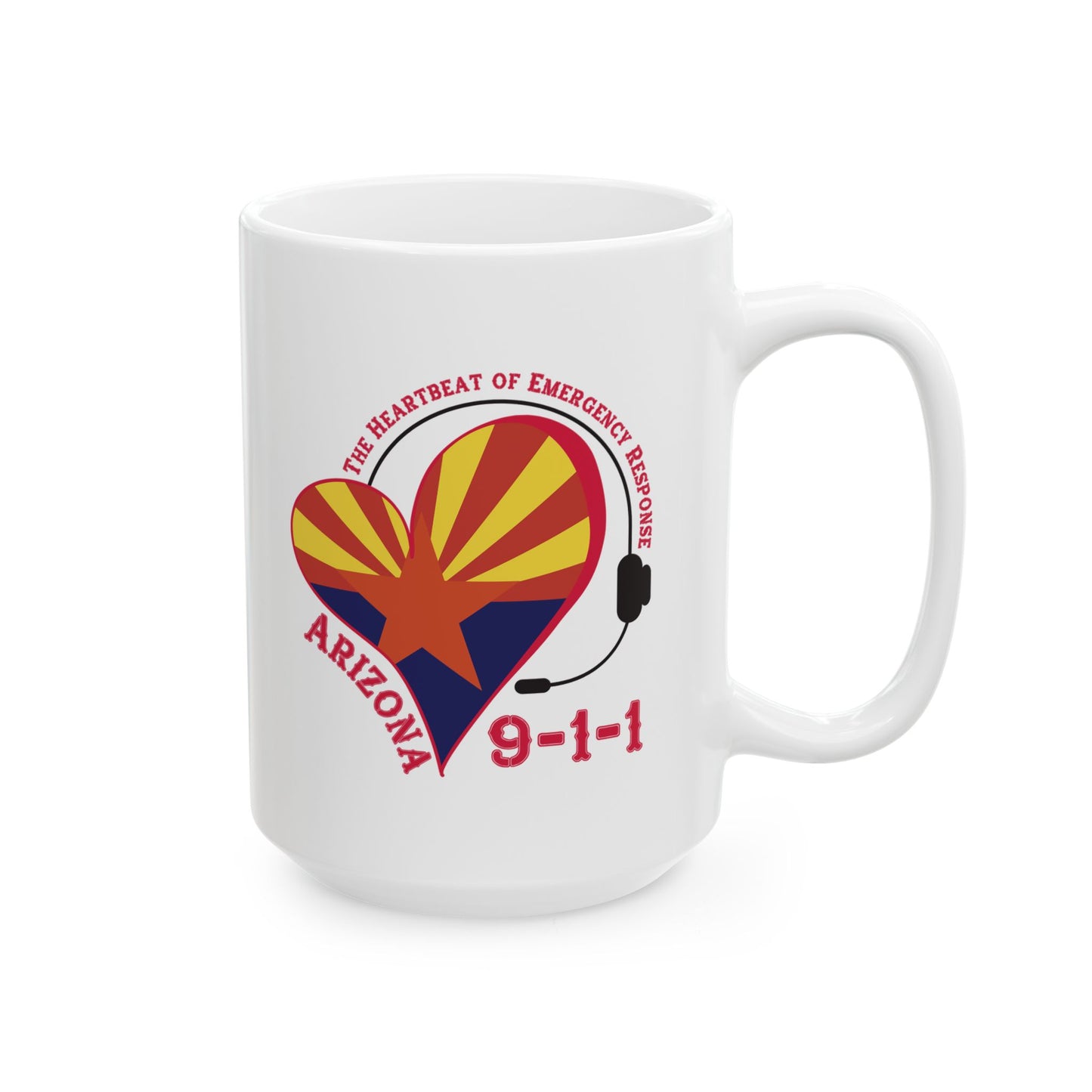 Arizona 911 Heartbeat Ceramic Mug (11oz, 15oz)