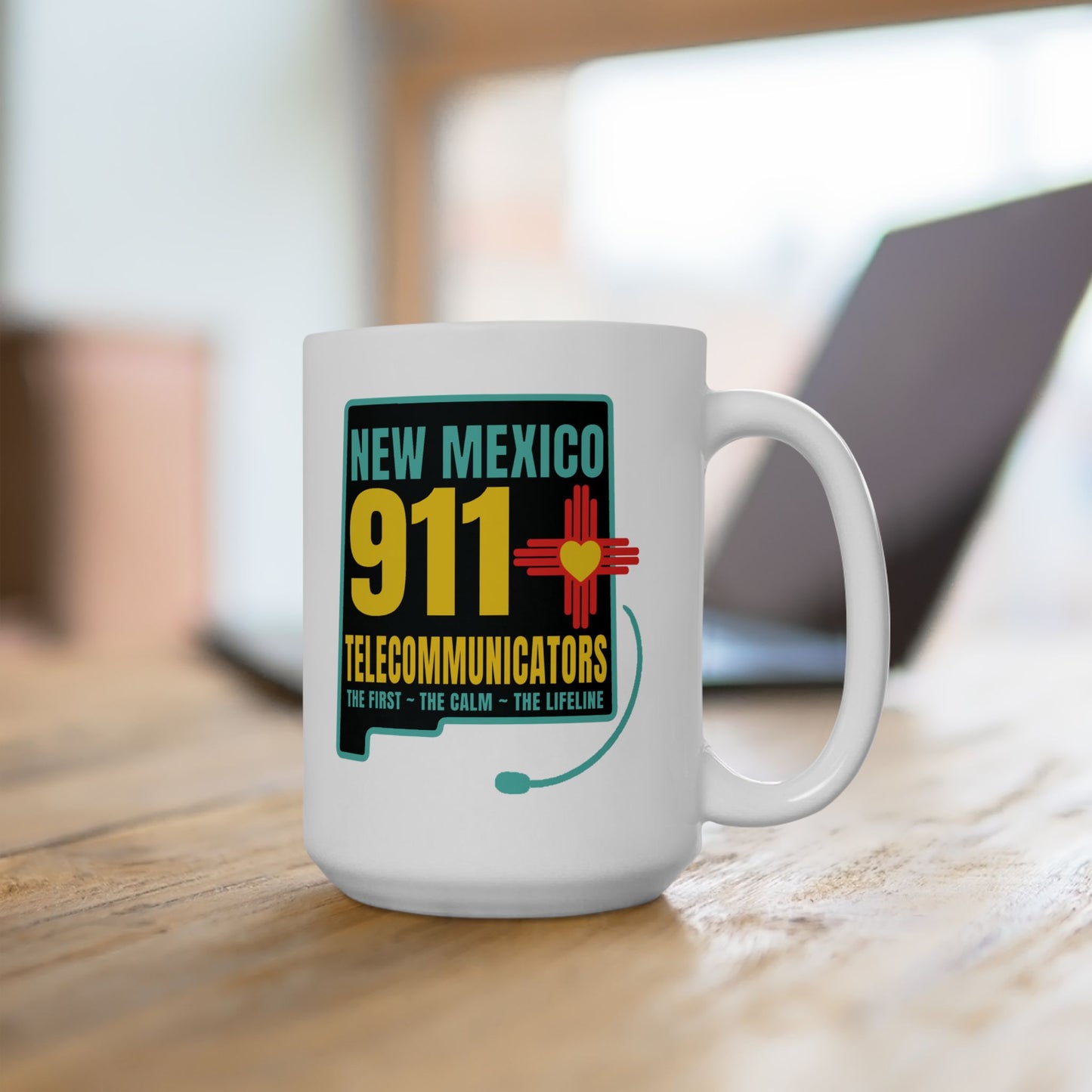 New Mexico 911 Telecommunicators Ceramic Mug, (11oz, 15oz)