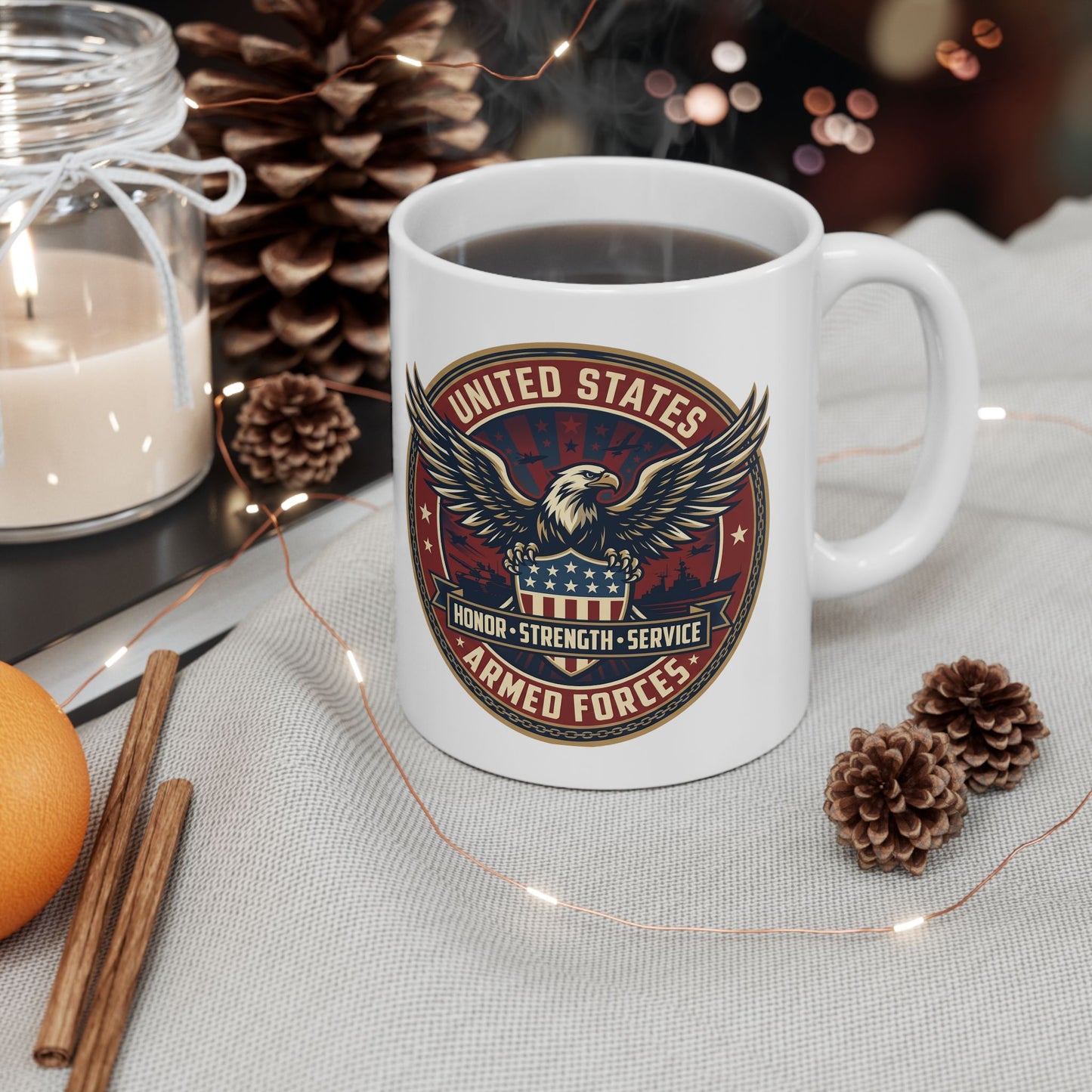U.S. Armed Forces Ceramic Mug (11oz, 15oz)
