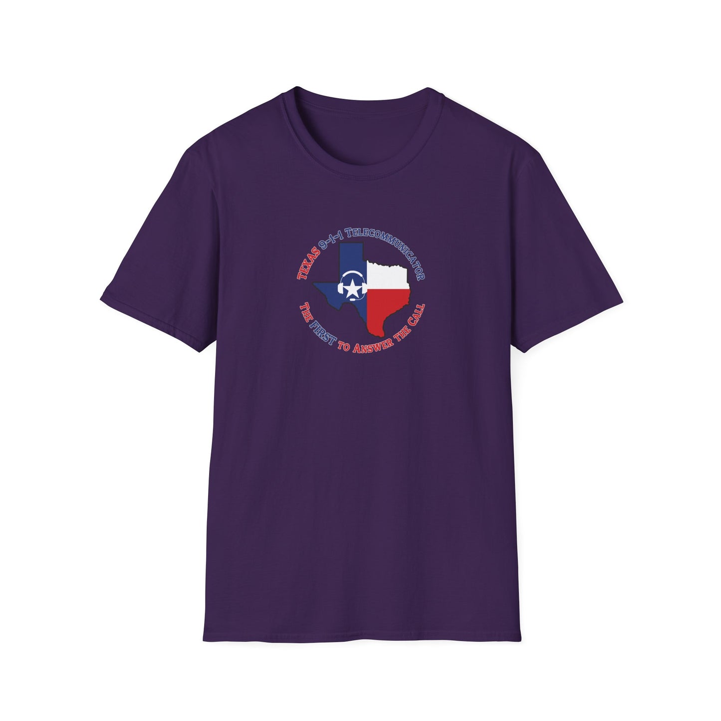Texas 911 Telecommunicators Unisex Softstyle T-Shirt
