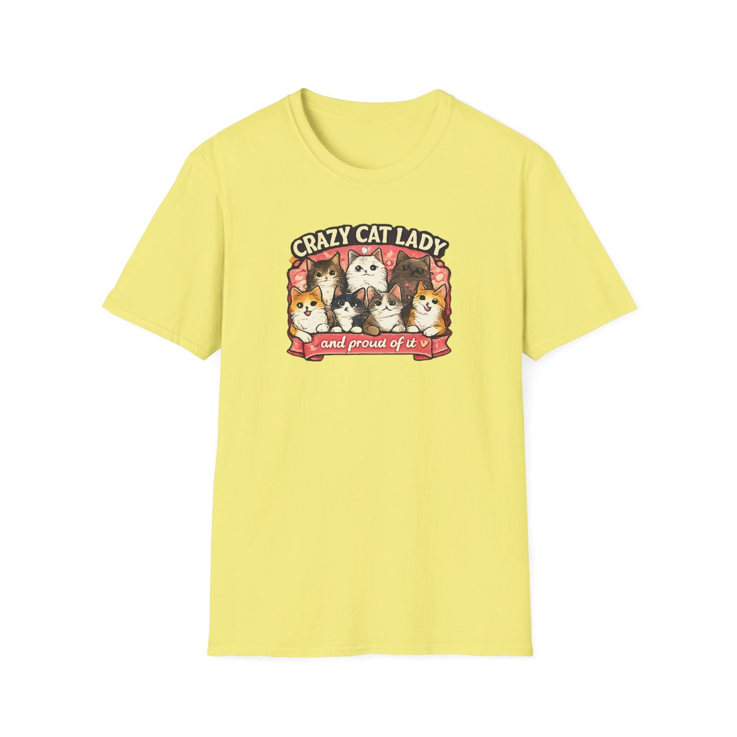 Crazy Cat Lady Unisex Softstyle T-Shirt