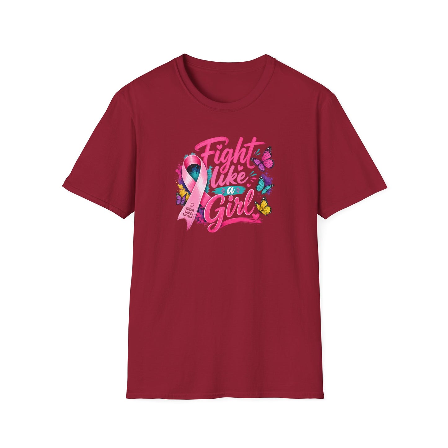 Fight Like a Girl Unisex Softstyle T-Shirt