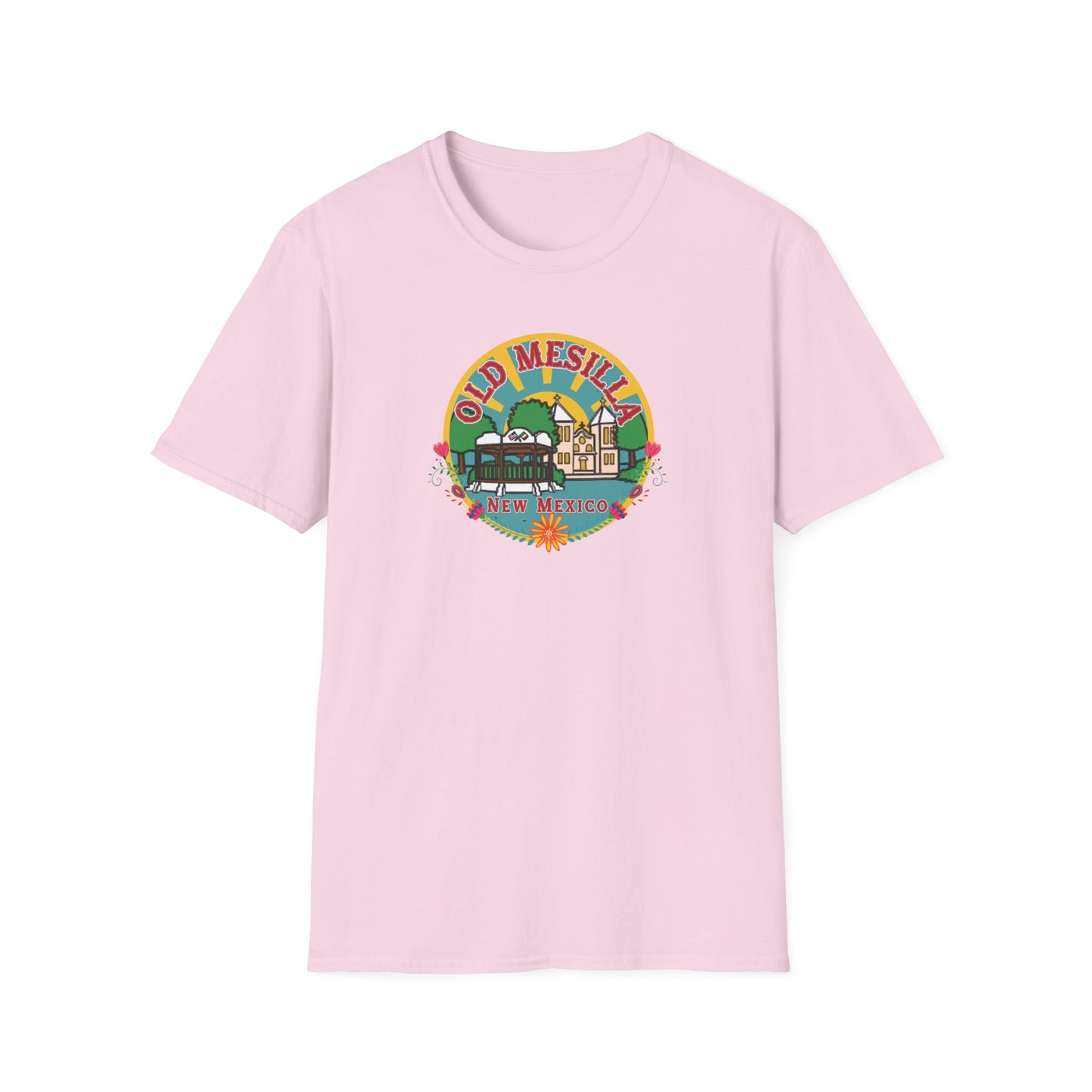 Old Mesilla - Round Unisex Softstyle T-Shirt