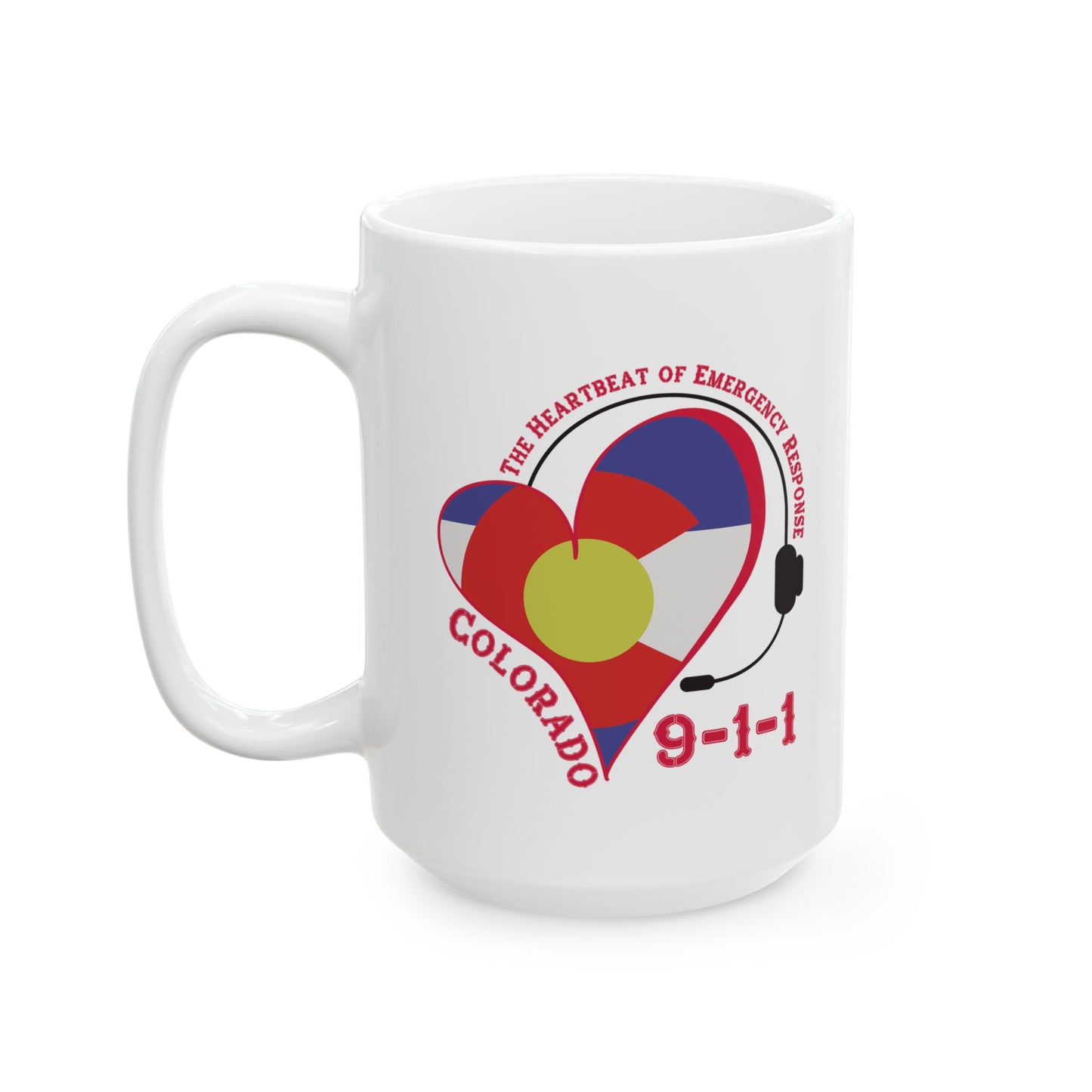 Colorado 911 Heartbeat Ceramic Mug (11oz, 15oz)