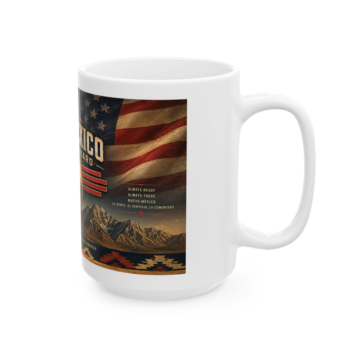 New Mexico National Guard Ceramic Mug (11oz & 15oz)