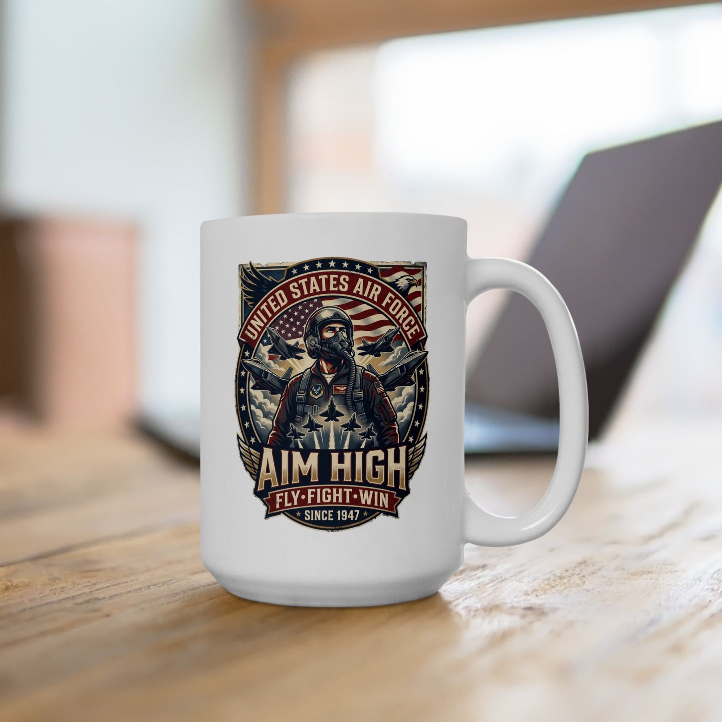 U.S. Air Force: Aim High Ceramic Mug, (11oz, 15oz)