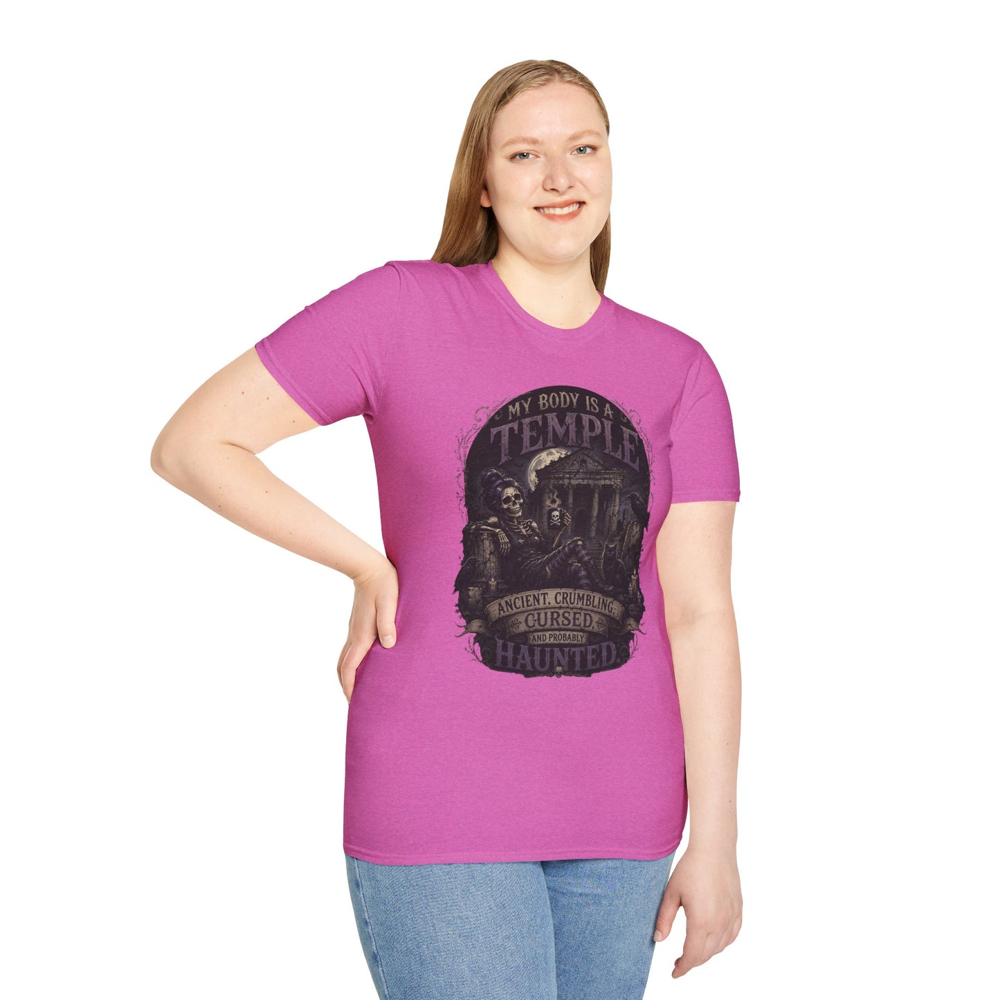 Body a Temple - Female Unisex Softstyle T-Shirt
