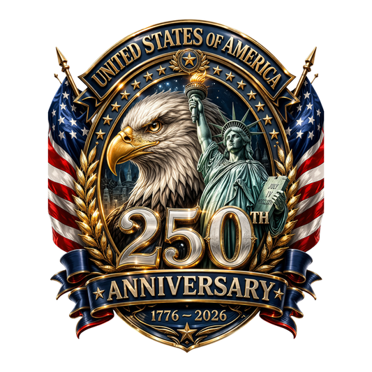 America 250: Eagle and Liberty Oval Shield