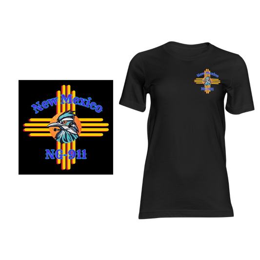 New Mexico NG-911 Roadrunner Zia - Short sleeved cotton t-shirt