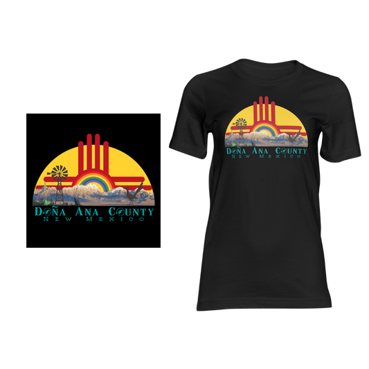 Dona Ana County Organ Mountains - Short sleeved cotton t-shirt