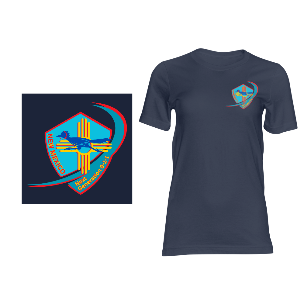 New Mexico NG-911 Shield - Short sleeved cotton t-shirt