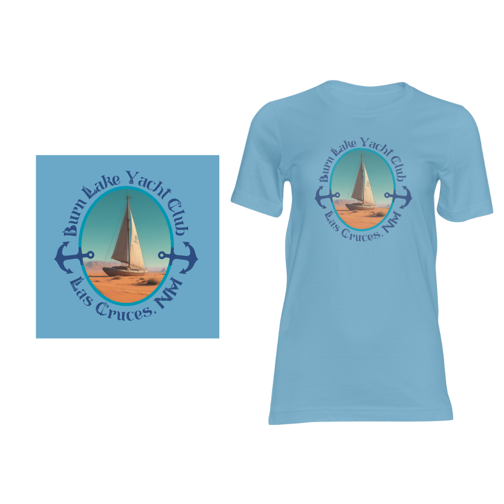 Burn Lake Yacht Club - A Bamboozled Design - Short sleeved cotton t-shirt