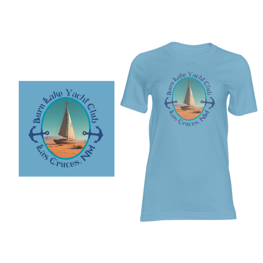 Burn Lake Yacht Club - A Bamboozled Design - Short sleeved cotton t-shirt