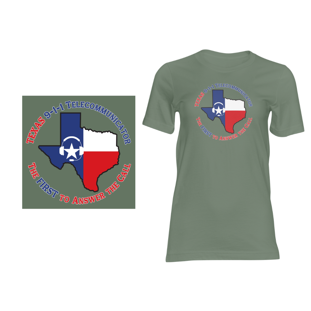 Texas 911 TCs Answer the Call - Short sleeved cotton t-shirt