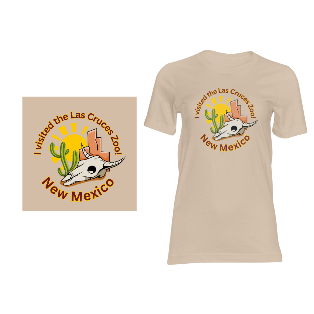 Las Cruces Zoo - A Bamboozled Design - Short sleeved cotton t-shirt