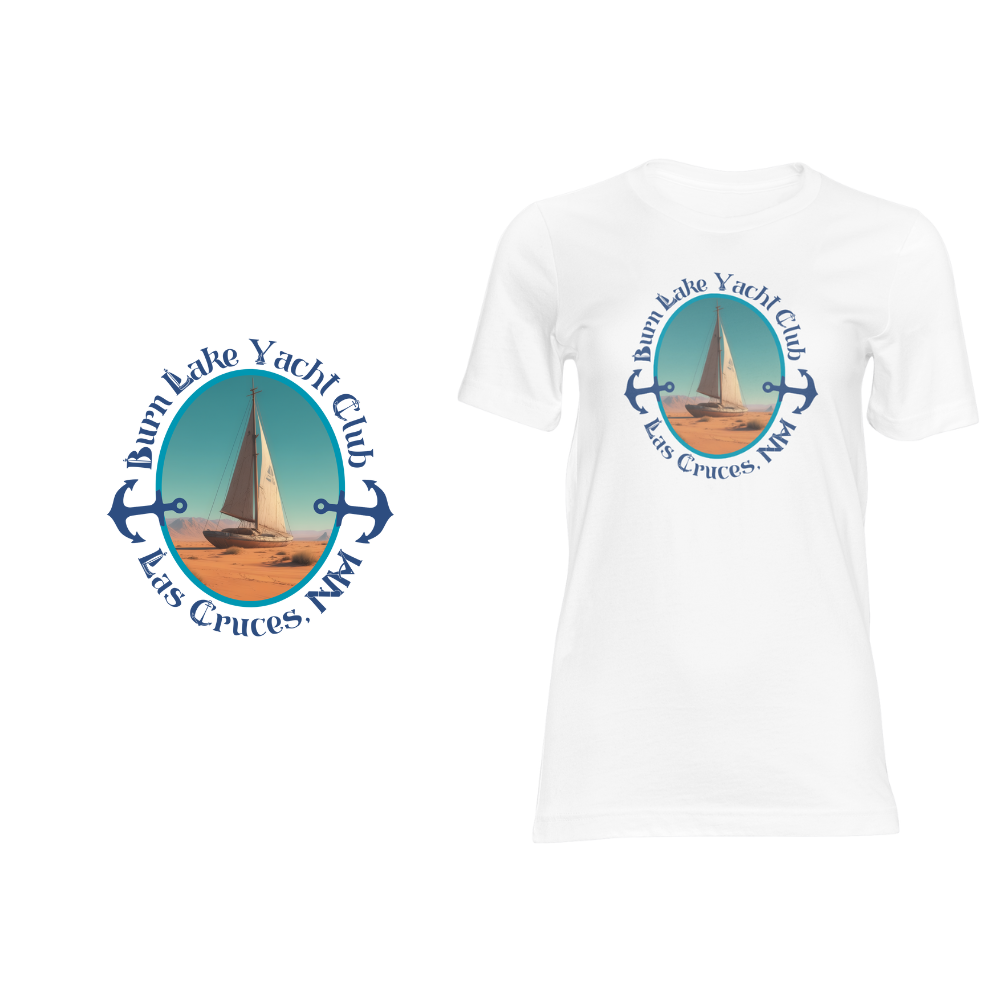 Burn Lake Yacht Club - A Bamboozled Design - Short sleeved cotton t-shirt