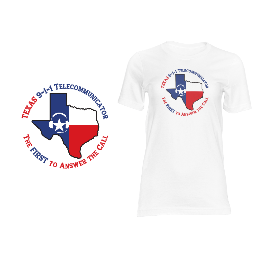 Texas 911 TCs Answer the Call - Short sleeved cotton t-shirt